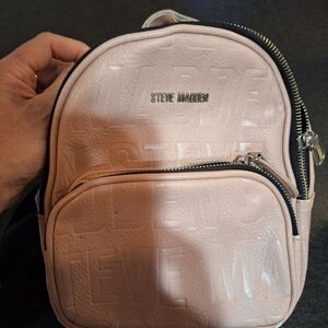 Steve Madden Pink Mini Backpack Purse